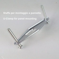 Manometro glicerina 2,5 Bar diametro dn 40mm posteriore