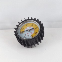 Bycicle pump pressure gauge diameter dn 50mm back 12 Bar