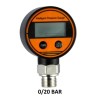 Manometro Digitale DN 63mm 0-20 BAR precisione kl 0,5% attacco inox Radiale 1/2"Gas