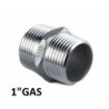 Nipplo inox  aisi 316 1"Gas