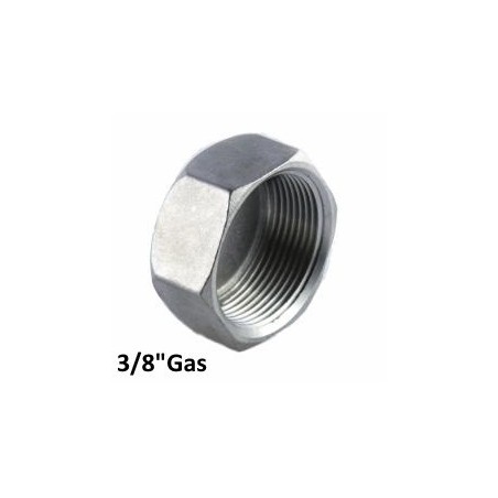 Tappo inox femmina 3/8"Gas