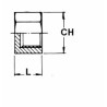 Tappo inox femmina 3/8"Gas