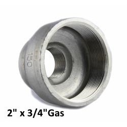 Riduzione femmina/femmina 2" x 1/2"Gas