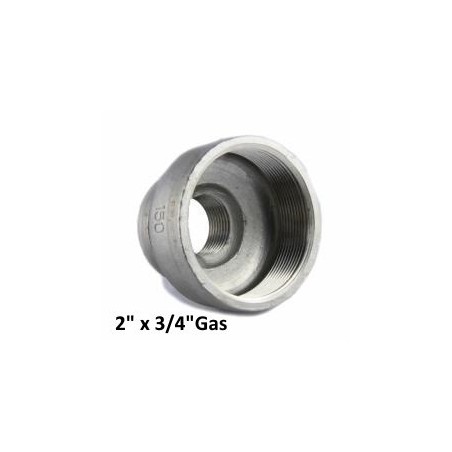 Riduzione femmina/femmina 2" x 3/4"Gas