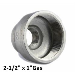 Riduzione femmina/femmina 2-1/2" x 1"Gas