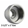 Riduzione femmina/femmina 2-1/2" x 1"Gas