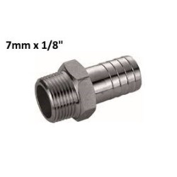 Conical hose brass connection low pressure 7x1/8"Bsp