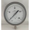 Stainless steel pressure gauge 160 Bar dn 150mm bottom 1/2"NPT