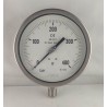 Stainless steel pressure gauge 400 Bar dn 150mm bottom 1/2"NPT