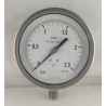 Stainless steel pressure gauge 2.5 Bar dn 150mm bottom 1/2"NPT