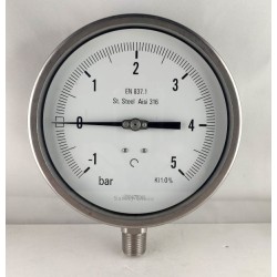 Stainless steel compound gauge -1+5 Bar