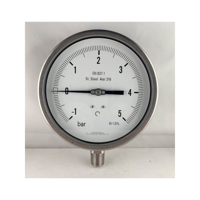 Stainless steel compound gauge -1+5 Bar